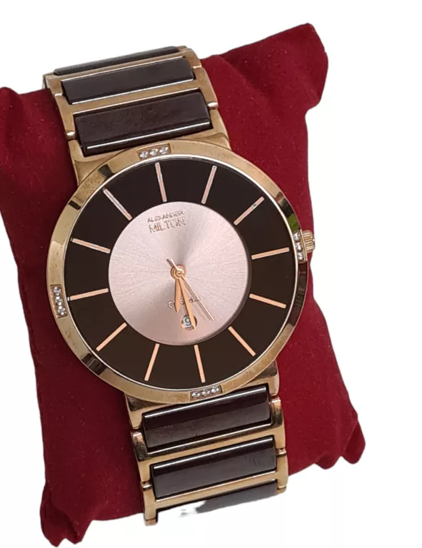 ZEGAREK DAMSKI ALEXANDER MILTON CERAMIC DATOWNIK