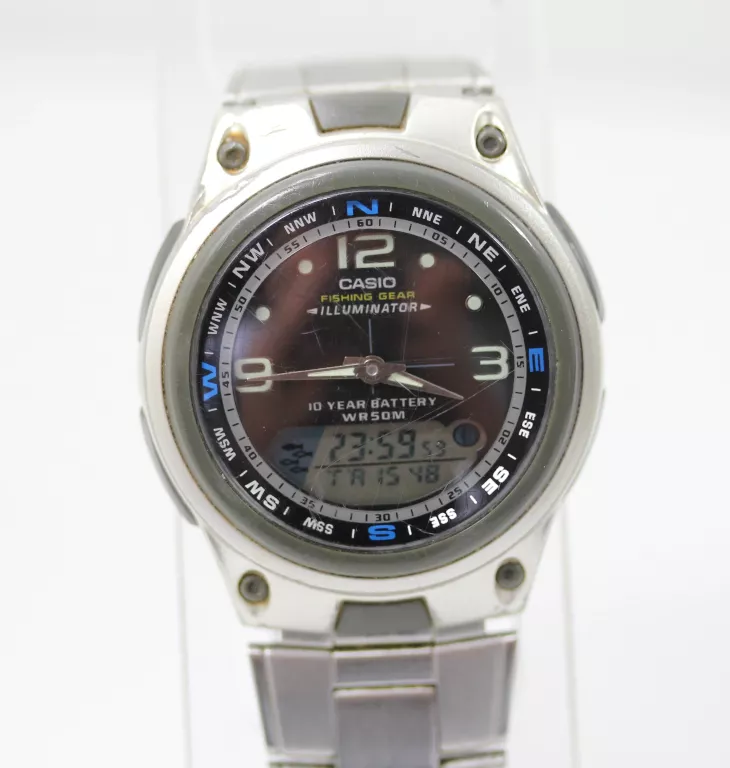 ZEGAREK CASIO FISHING GEAR ILLUMINATOR AW-82