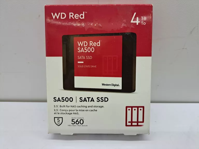 DYSK SSD WD RED SA 500 SATA SSD 4TB2.5 WDS400T1R0A
