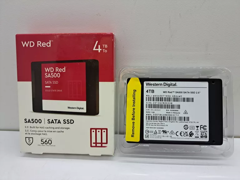 DYSK SSD WD RED SA 500 SATA SSD 4TB2.5 WDS400T1R0A
