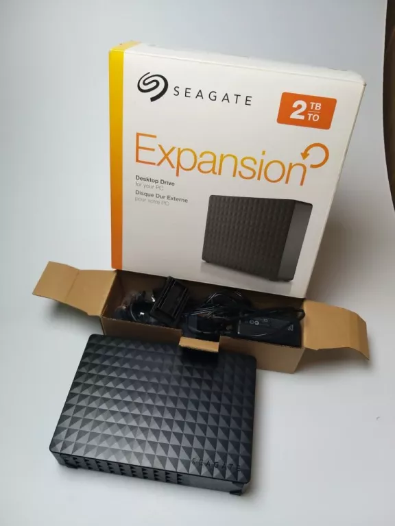 DYSK ZEWNĘTRZNY SEAGATE 2TB EXPANSION PUDEŁKO STAN IGŁA