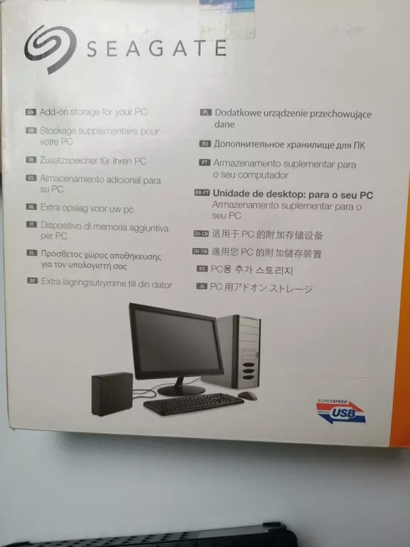 DYSK ZEWNĘTRZNY SEAGATE 2TB EXPANSION PUDEŁKO STAN IGŁA