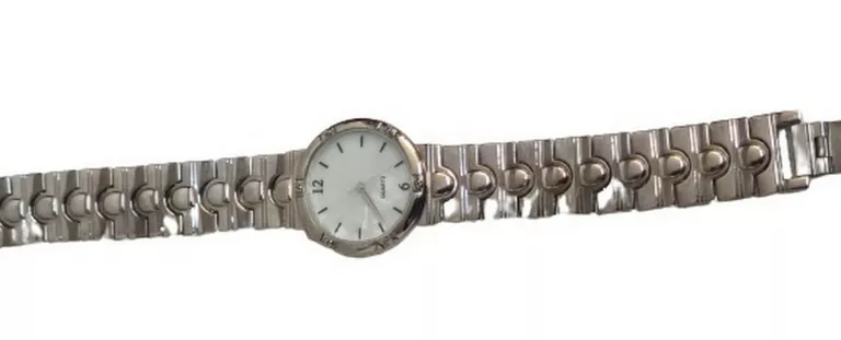 ZEGAREK DAMSKI QUARTZ PERŁOWA TARCZA