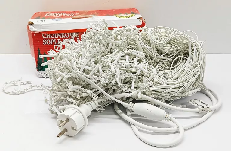 LAMPKI CHOINKOWE LED ZEWNĘTRZNE 500 BIAŁE