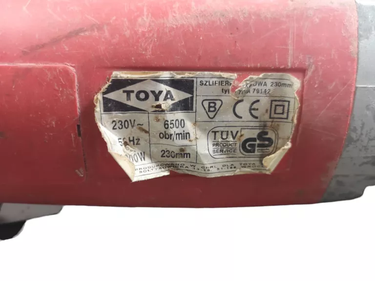 szlifierka-katowa-toya-79142-opis-stan-uzywany