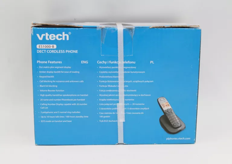 TELEFON STACJONARNY VTECH DECT ES1000 CZARNY