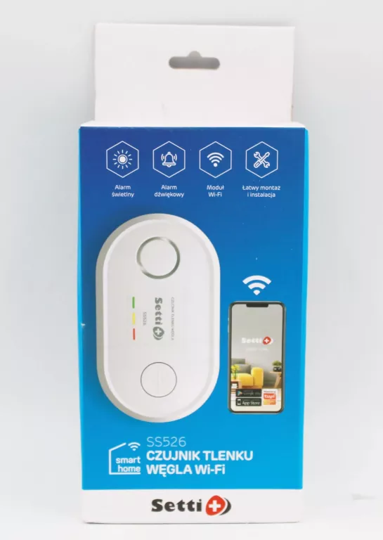 CZUJNIK TLENKU WĘGLA (CZADU) SETTI - WI-FI
