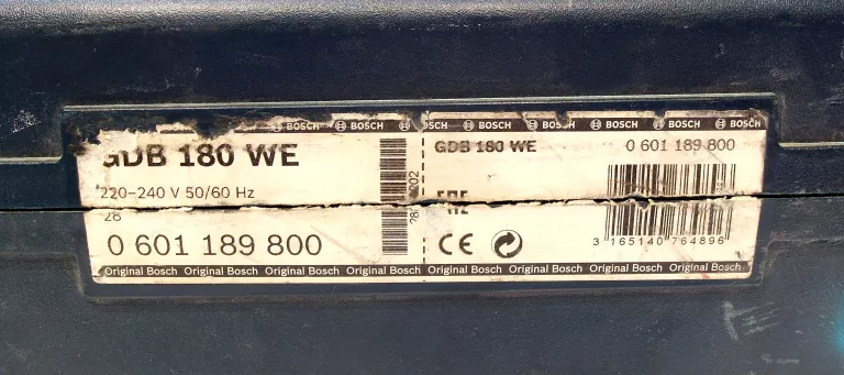 WIERTNICA DIAMENTOWA BOSCH GDB 180 WE