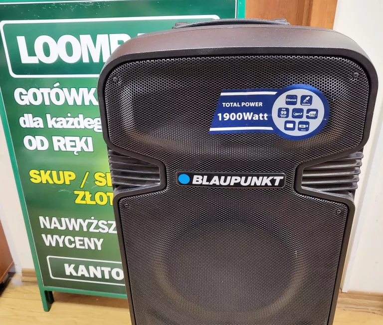 DUŻY GŁOŚNIK PRZENOŚNY BLAUPUNKT PA25