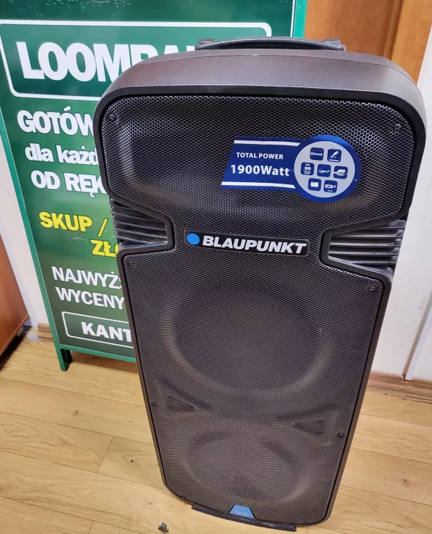 DUŻY GŁOŚNIK PRZENOŚNY BLAUPUNKT PA25