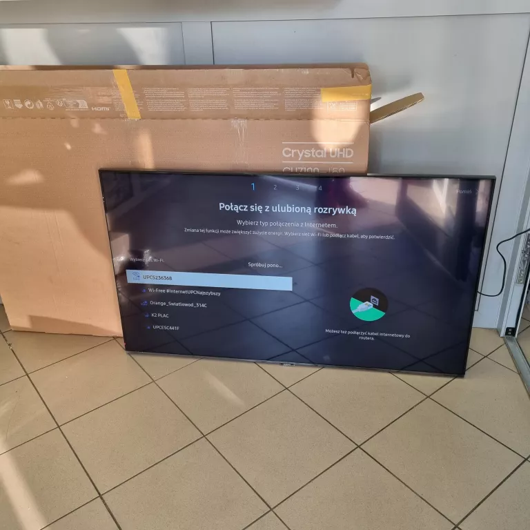 TELEWIZOR LED SAMSUNG UE50CU7172 50" 4K UHD TIZEN
