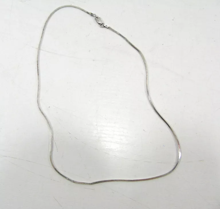 FAJNY SREBRNY ŁAŃCUSZEK PR925 44CM