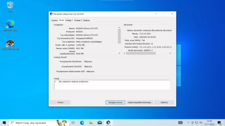 KOMPUTER STACJONARNY INTEL CORE I7 6700 ASUS GTX 970 1TB HDD 8 GB RAM