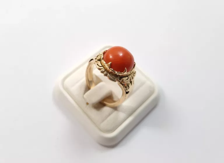 zloty-pierscionek-z-koralem-585-w867-r16-pulawska-26-warszawa