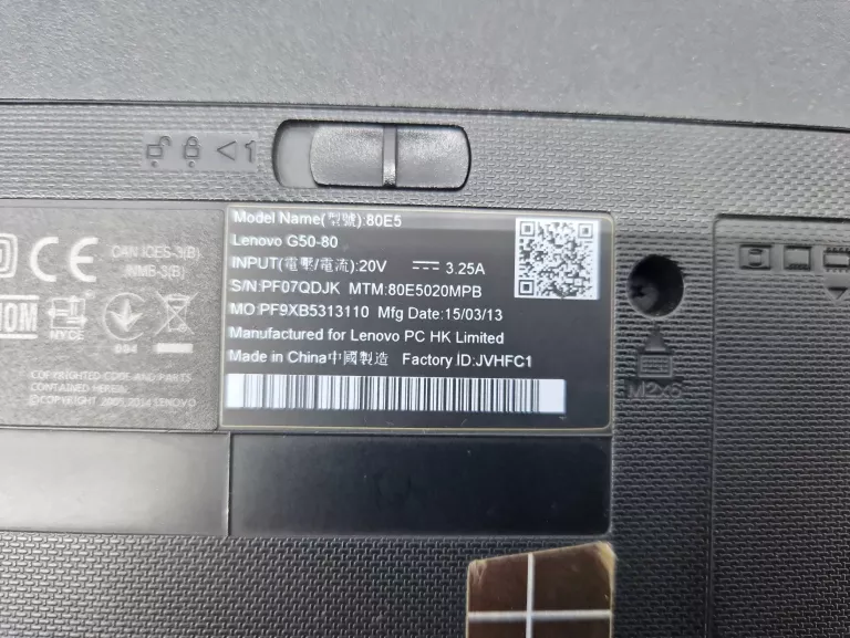 LAPTOP LENOVO G50 I7-5500, AMD RADEON 8GB RAM 1TB