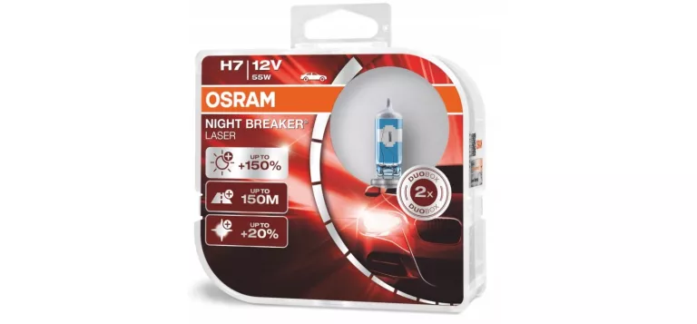 OSRAM H7 NIGHT BREAKER LASER +150% DUO BOX