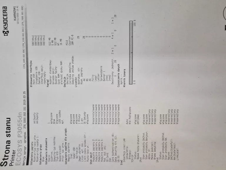 DRUKARKA LASEROWA KYOCERA ECOSYS P3055DN