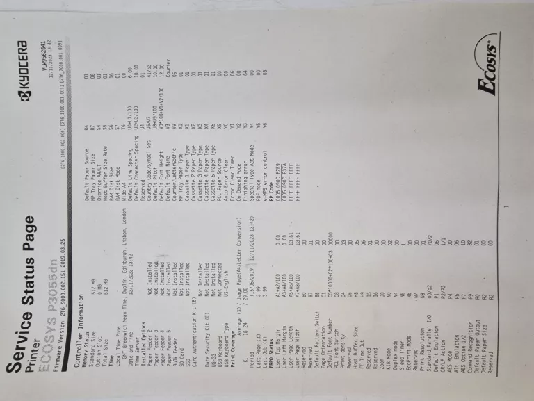 DRUKARKA LASEROWA KYOCERA ECOSYS P3055DN
