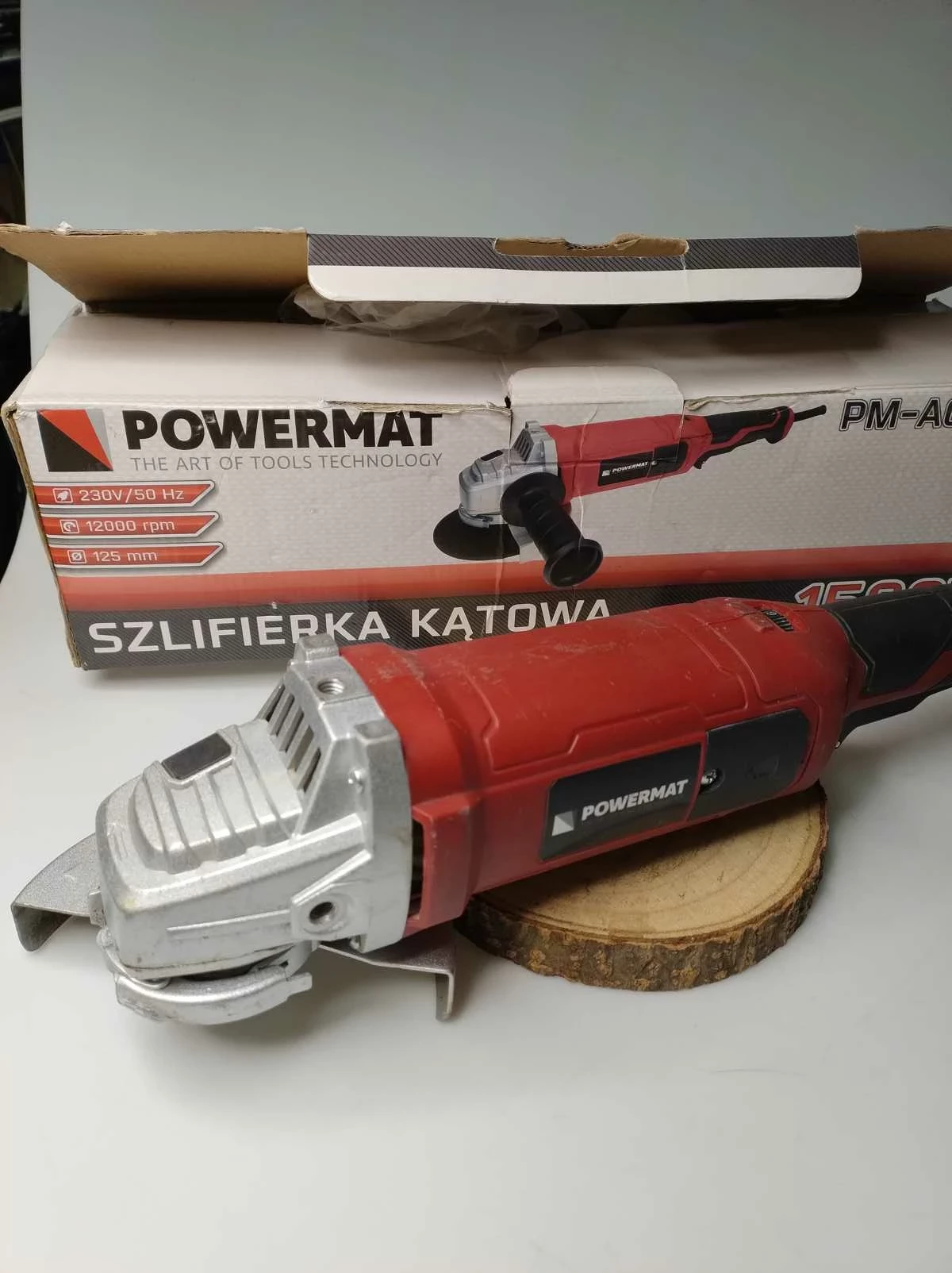 szlifierka-katowa-powermat-pm-ag-1500-uszkodzona-stan-uzywany