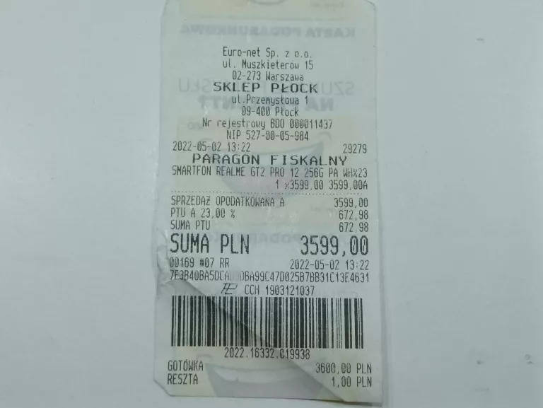 TELEFON REALME GT 2 PRO 12/256