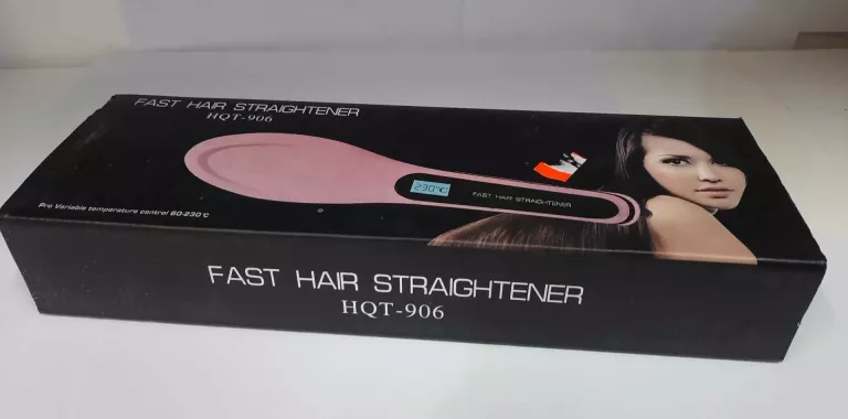 SZCZOTKA FAST HAIR STRAIGHTENER HQT-906/PUDEŁKO