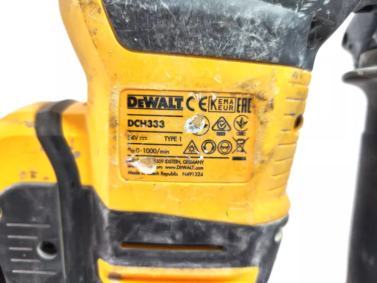 MLOTOWIERTARKA DEWALT DCH333 SDS PLUS