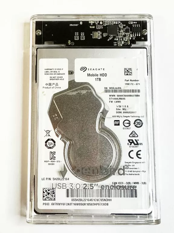 DYSK TWARDY SEAGATE MOBILE HDD 1TB SATA III 2,5"