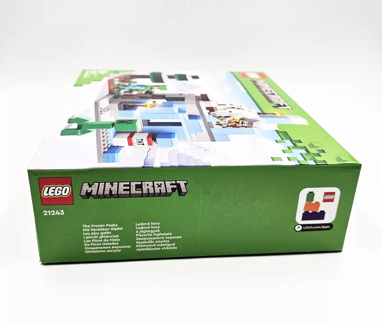 KLOCKI LEGO MINECRAFT 21243 OŚNIEŻONE SZCZYTY
