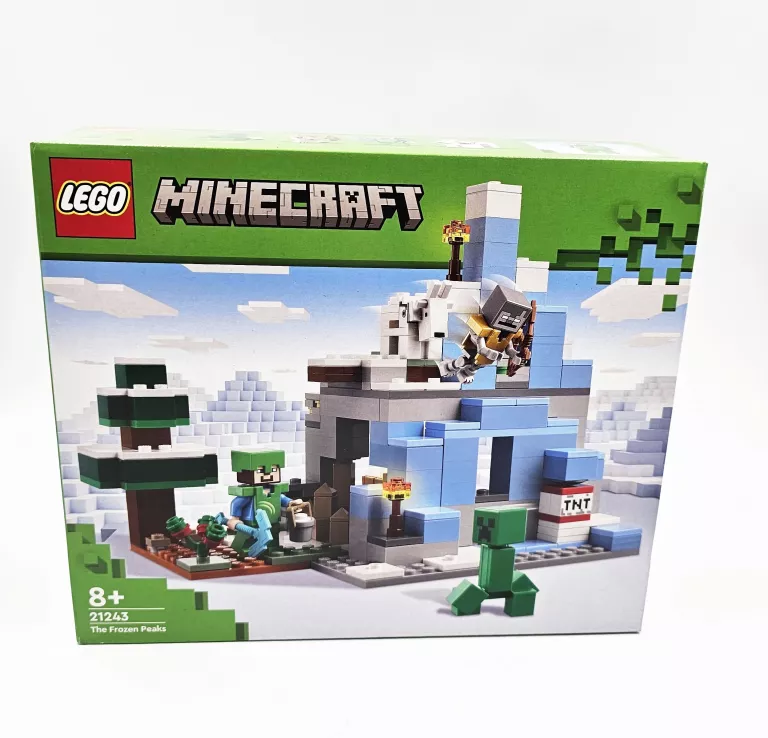 KLOCKI LEGO MINECRAFT 21243 OŚNIEŻONE SZCZYTY