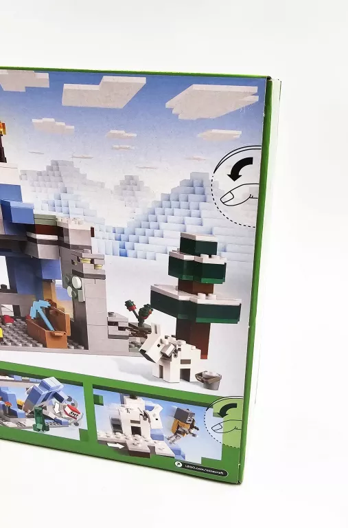 KLOCKI LEGO MINECRAFT 21243 OŚNIEŻONE SZCZYTY