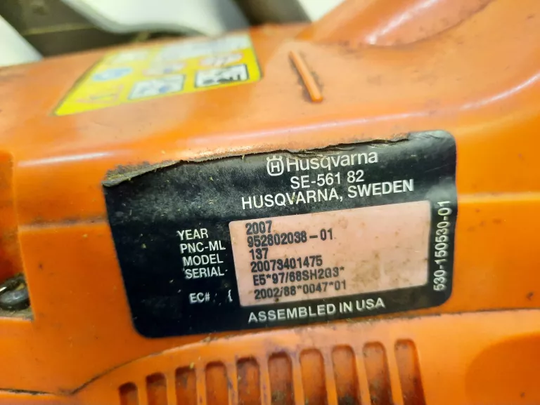 PIŁA ŁAŃCUCHOWA HUSQVARNA 137 / 1,6KW / *OKAZJA*