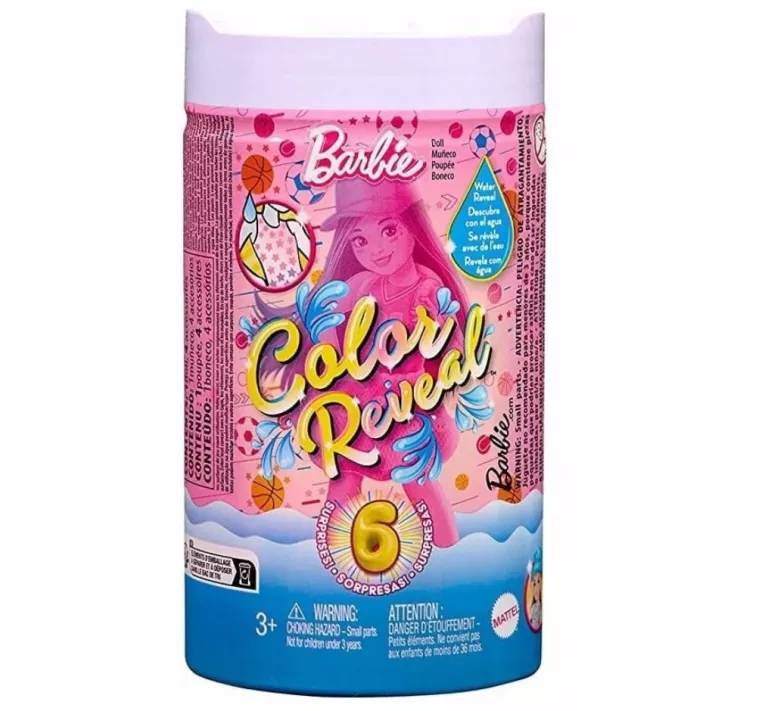 BARBIE COLOR REVEAL LALKA SPORTOWA GM10