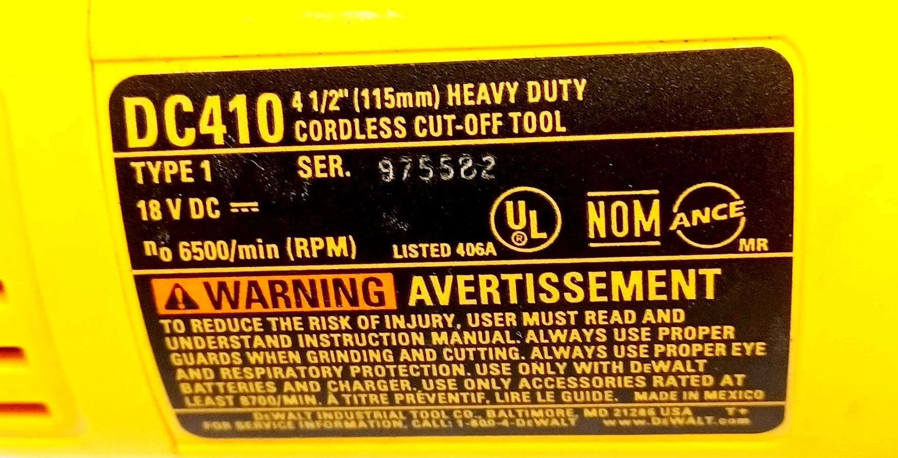 szlifierka-akumulatorowa-katowa-dewalt-dc410-350w-ean-gtin-4250887745099