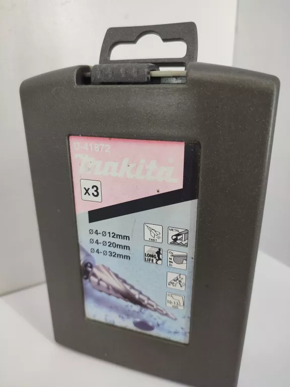 MAKITA D-41872 WIERTŁO STOPNIOWE DO METALU 3 SZT.