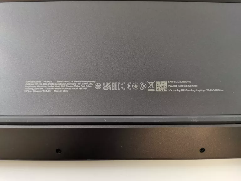 HP VICTUS 15-FB0400NW RYZEN 5 16GB/512GB RTX3050 GWAR