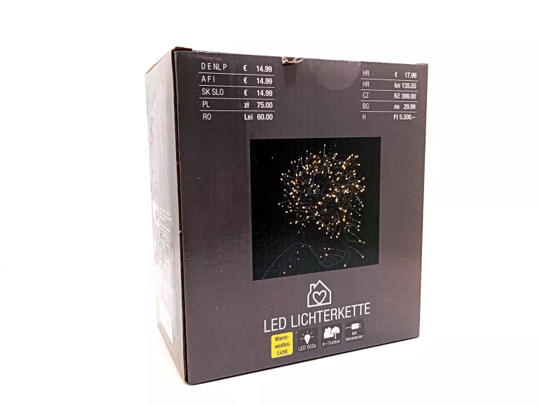 ŁAŃCUCH ŚWIETLNY LED KIK CIEPŁY