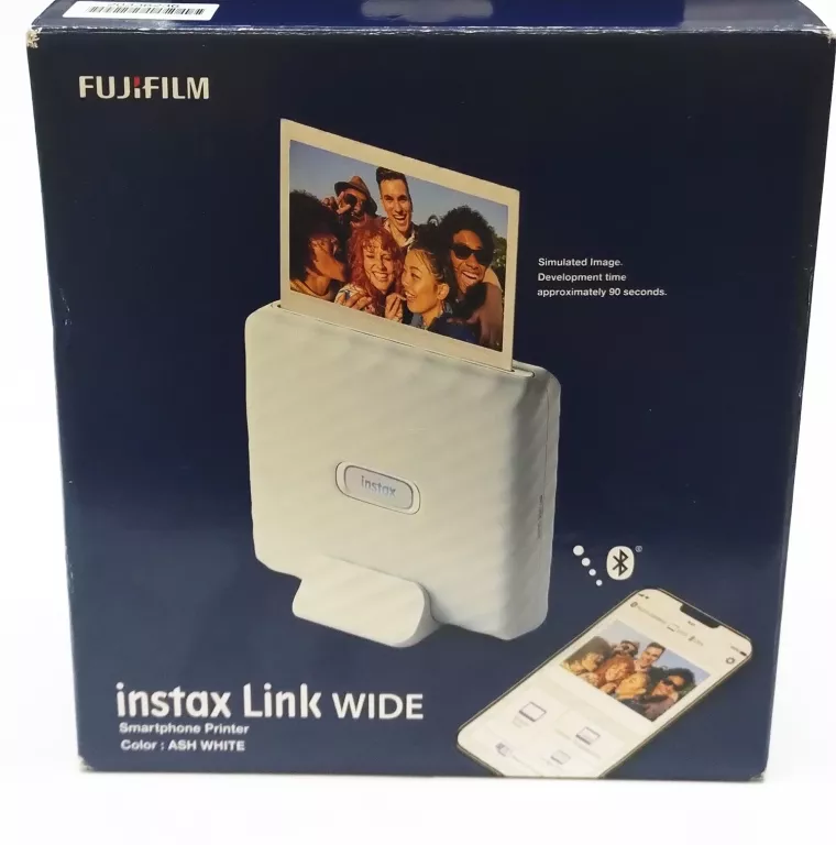 Fujifilm Instax Link Wide Printer - Ash White