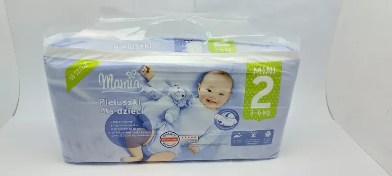 PIELUSZKI MAMIA 2 MINI ROZMIAR 2 3-6 KG