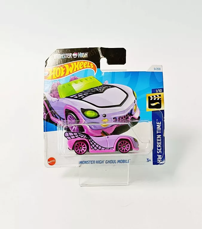 SAMOCHÓD MONSTER HIGH GHOUL MOBILE HOT WHEELS SCREEN TIME