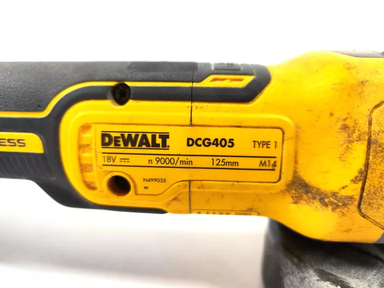 SZLIFIERKA KATOWA DEWALT DCG405 +AKUMULATOR | Szlifierki | Loombard.pl