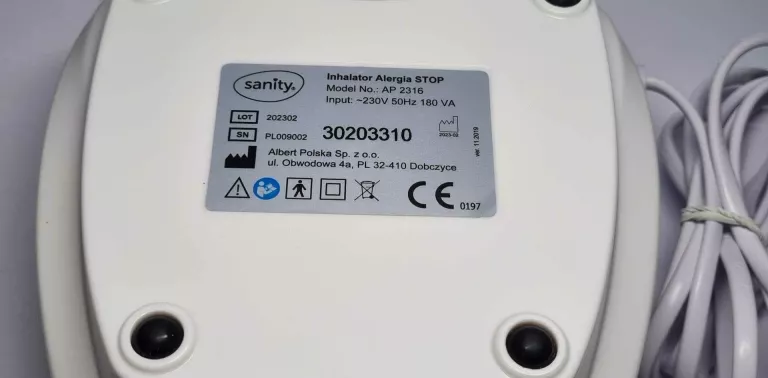 INHALATOR SANITY 2616 / PUD