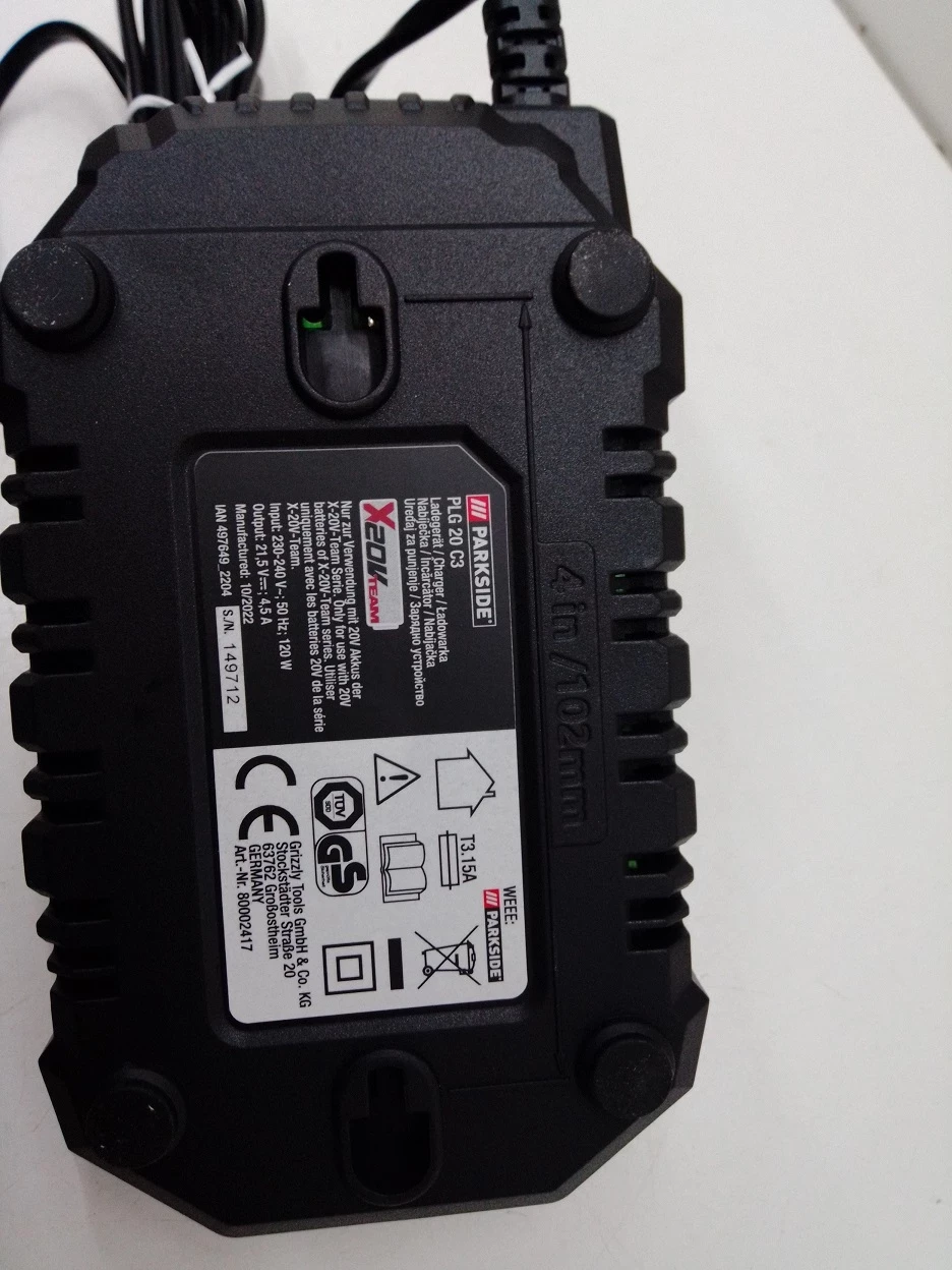 PARKSIDE® Chargeur de batterie PLG 20 C3, 4,5 A, 20 V