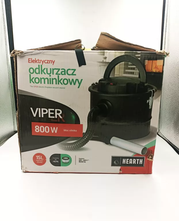 ODKURZACZ KOMINKOWY VIPER 800W PUDEŁKO