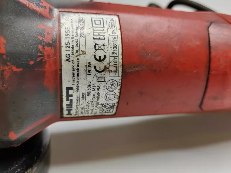 HILTI AG 125-19SE SZLIFIERKA KĄTOWA 1900W
