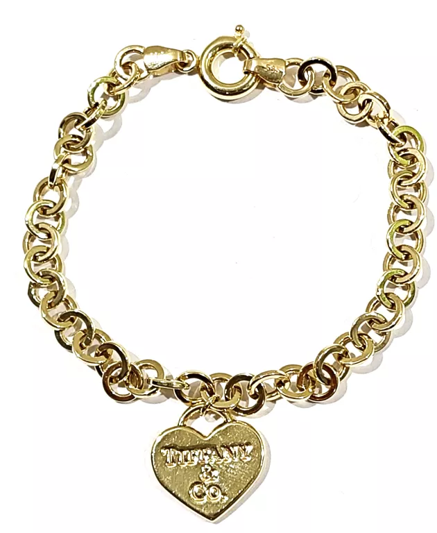 zlota-bransoletka-serduszko-tifany-585609g-19cm-dzialynskiego-1-swarzedz