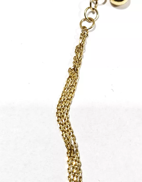 ZŁOTA BRANSOLETKA SPINACZ BVLGARI 585/3,44G 19CM
