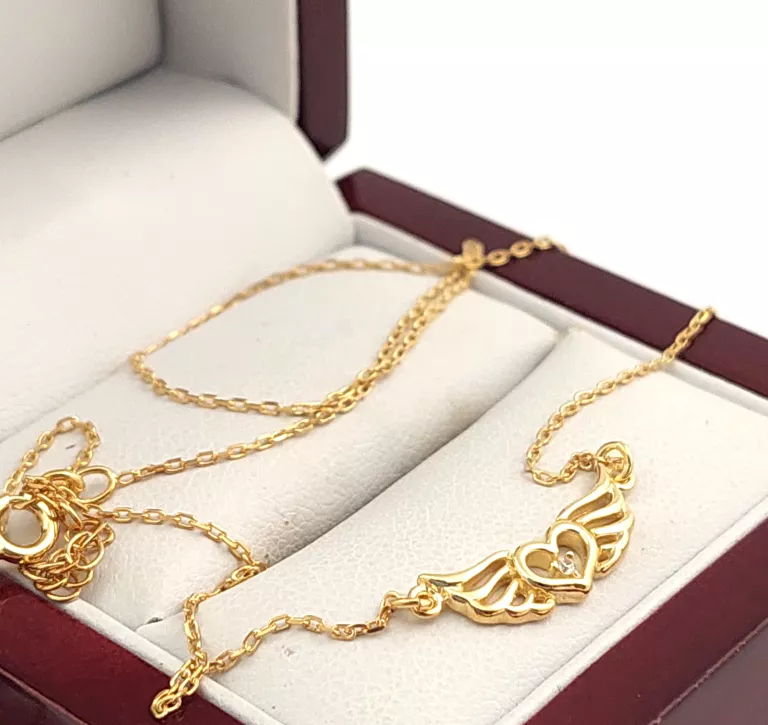 srebrna-celebrytka-w-kolorze-zlota-serce-skrzydla-rodzaj-2205-2