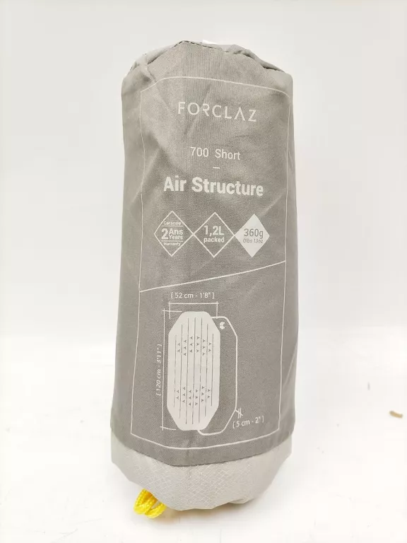 MATERAC TREKKINGOWY FORCLAZ 700 SHORT AIR STRUCTURE