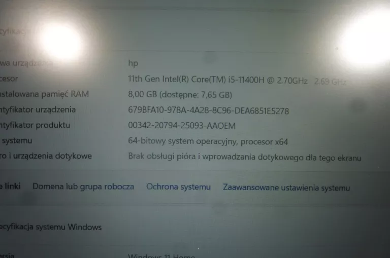 HP VICTUS 16-D0316NW I5-11400H/8GB/512GB SSD/RTX 3050