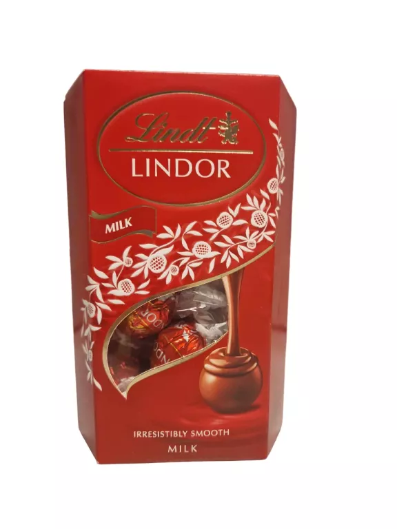 LINDT LINDOR PRALINY CZEKOLADA MLECZNA 200G